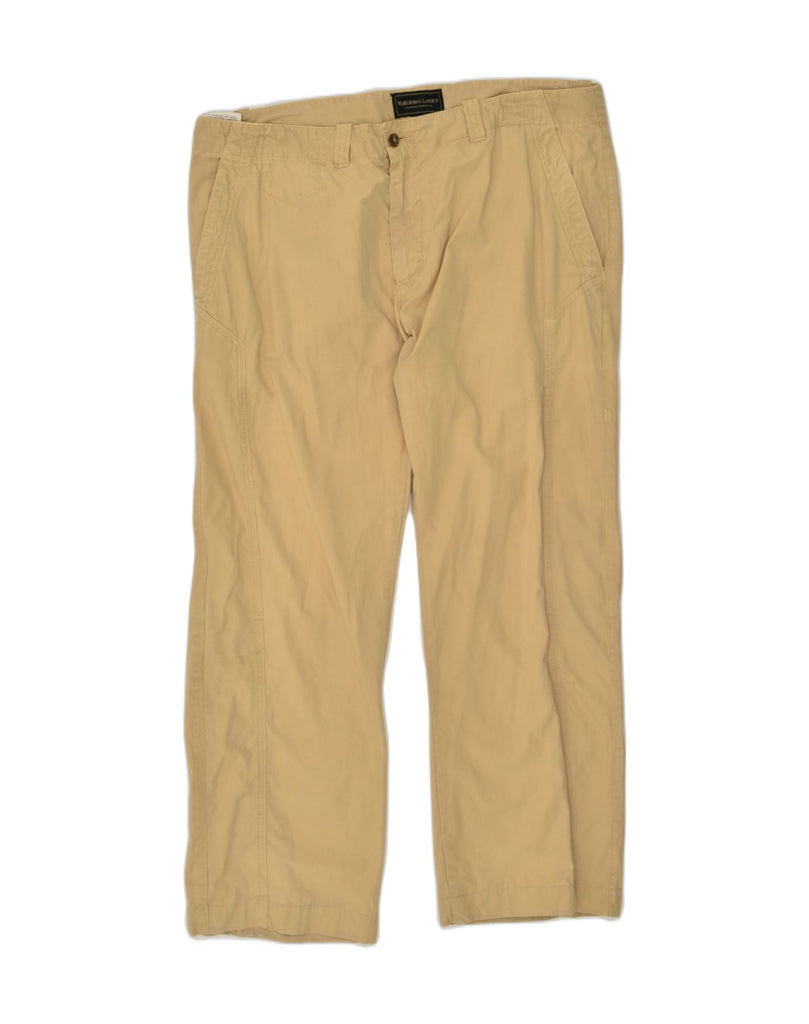 MARLBORO CLASSICS Mens Straight Chino Trousers W36 L28 Beige Cotton | Vintage Marlboro Classics | Thrift | Second-Hand Marlboro Classics | Used Clothing | Messina Hembry 