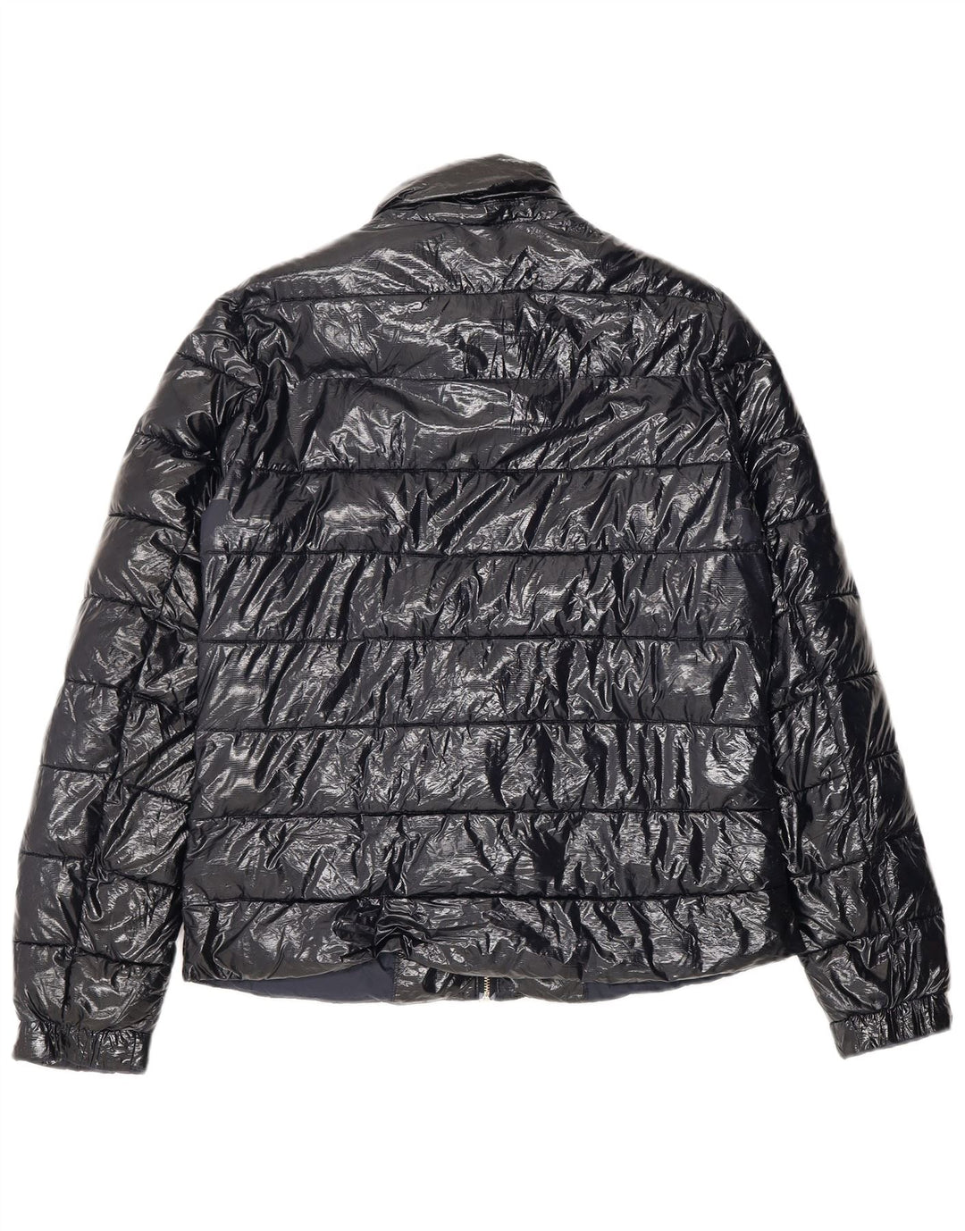 Tommy Hilfiger Womens Padded Jacket UK 10 Small Navy Blue Polyamide