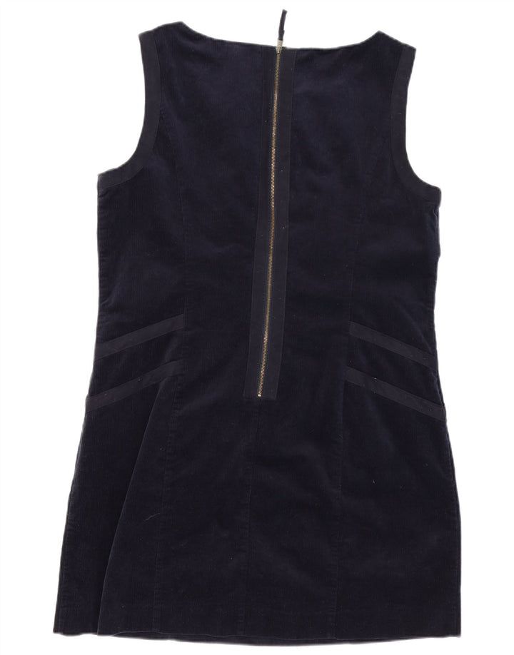LAURA ASHLEY Womens Corduroy Sheath Dress UK 16 Large  Navy Blue