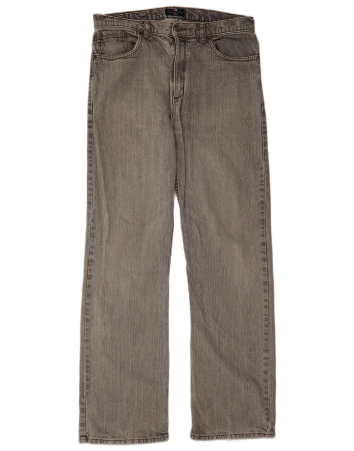 Marks & Spencer Mens Straight Jeans W34 L33 Grey Cotton