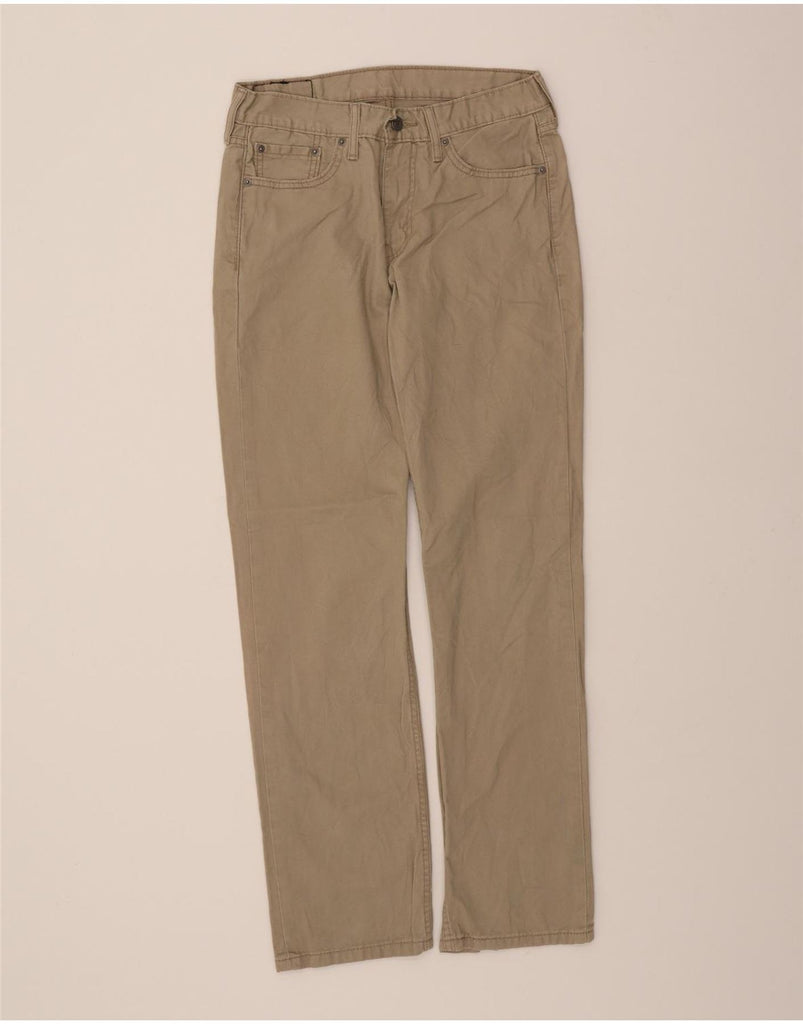 LEVI'S Mens 514 Straight Casual Trousers W30 L32 Beige Cotton Vintage Levi's and Second-Hand Levi's from Messina Hembry 