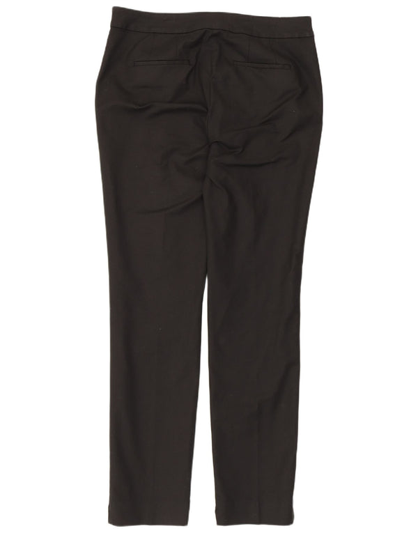 BODEN Womens Slim Chino Trousers UK 14 Large W34 L32 Black Cotton
