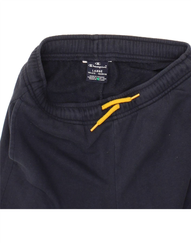 CHAMPION Boys Tracksuit Trousers Joggers 13-14 Years Large  Navy Blue Vintage Champion and Second-Hand Champion from Messina Hembry 