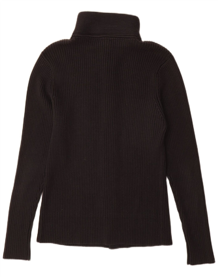 ELLESSE Mens Cardigan Sweater XL Black Cotton