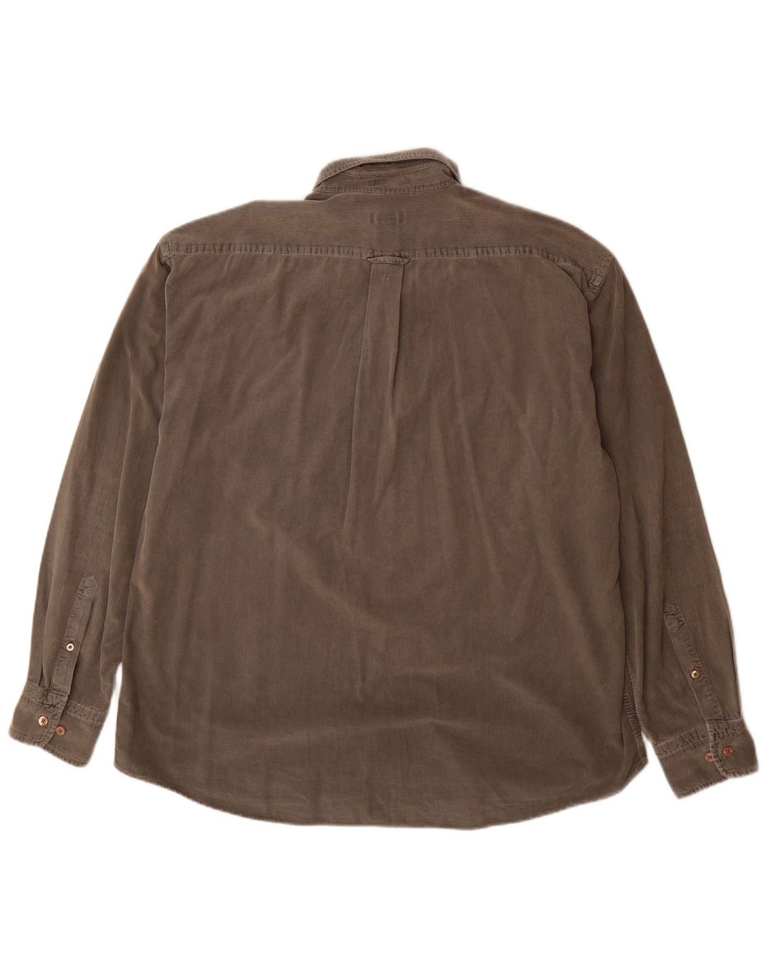 Gant Mens Corduroy Regular Fit Shirt XL Grey Cotton