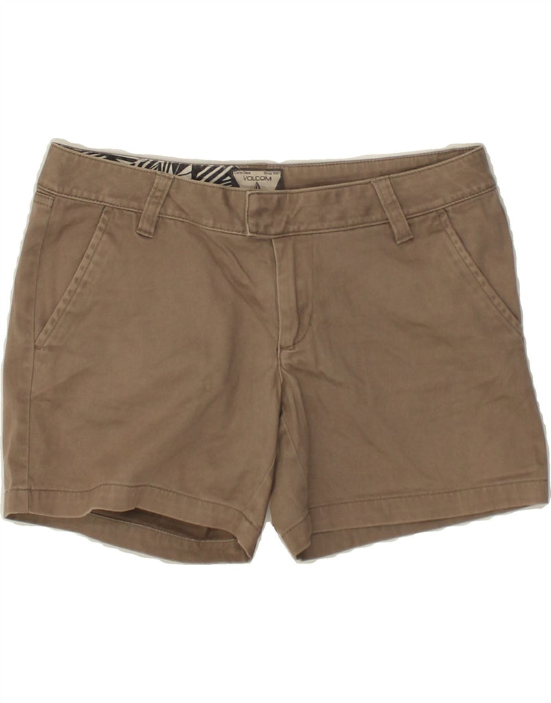 VOLCOM Womens Chino Shorts W30 Medium  Beige Cotton | Vintage Volcom | Thrift | Second-Hand Volcom | Used Clothing | Messina Hembry 