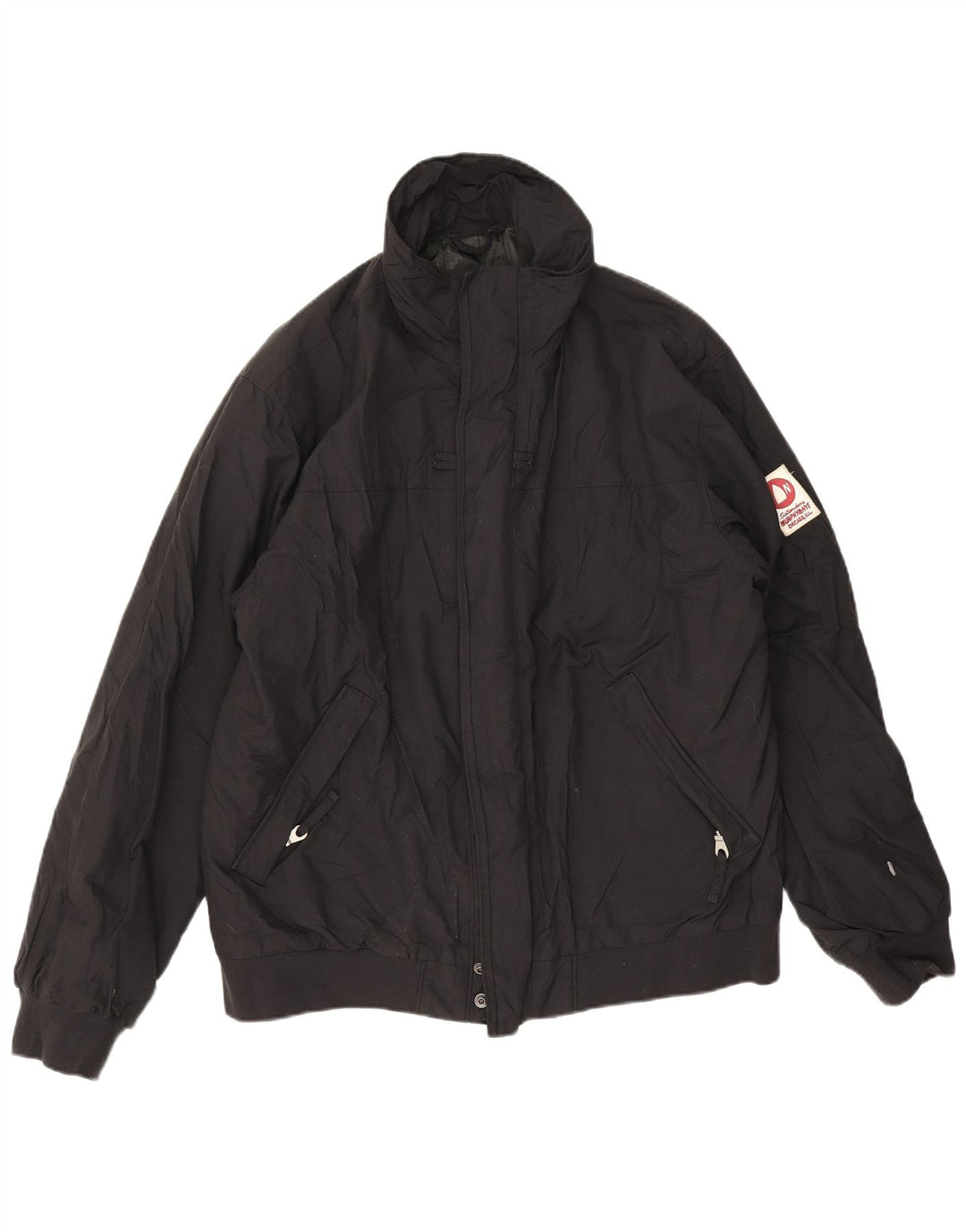 Murphy & Nye Mens Bomber Jacket UK 42 XL Black Polyamide