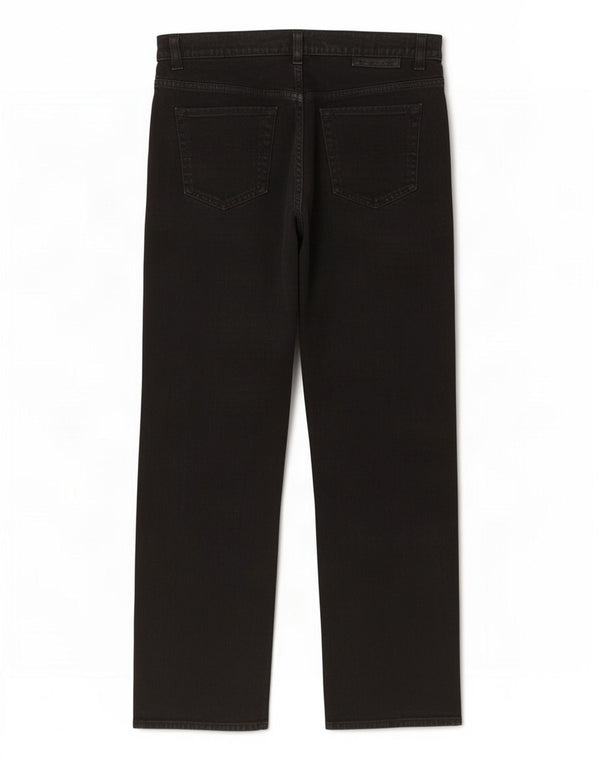Marks & Spencer Mens Blue Harbour Straight Jeans W36 L29 Black Cotton