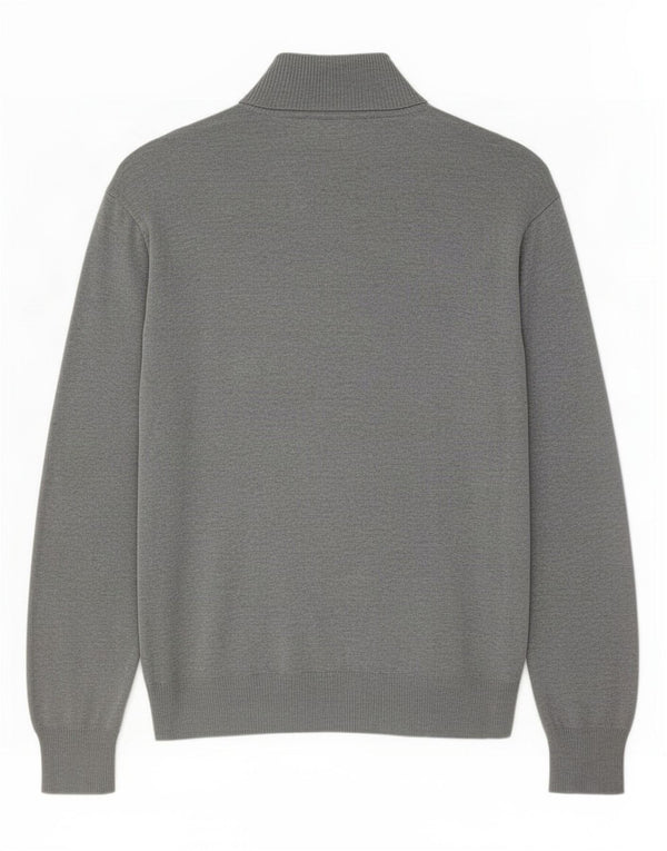 Zara Mens Cardigan Sweater XL Grey