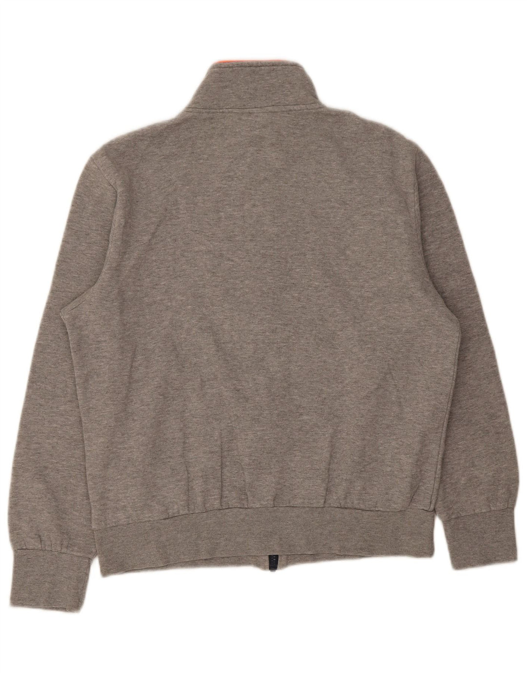Lotto Mens Tracksuit Top Jacket Large Grey Colourblock Cotton