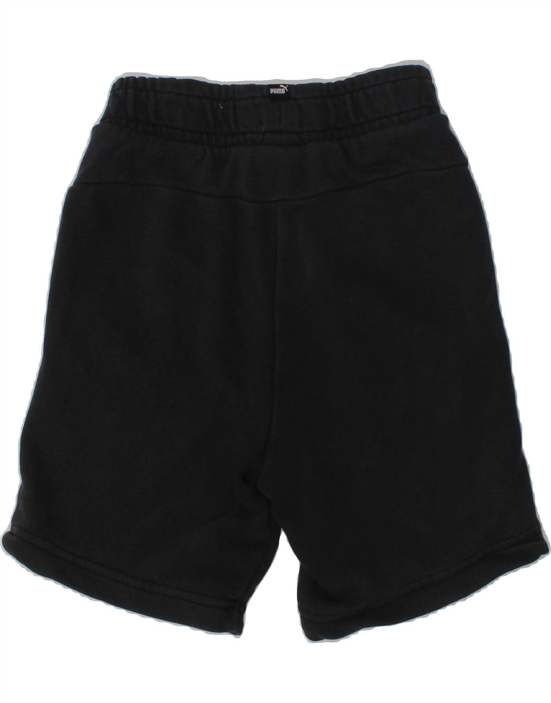 PUMA Boys Sport Shorts 7-8 Years Black Cotton | Vintage Puma | Thrift | Second-Hand Puma | Used Clothing | Messina Hembry 