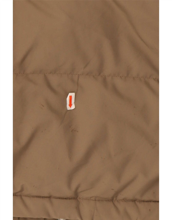 Ellesse Mens Padded Jacket UK 40 Large Beige Polyester