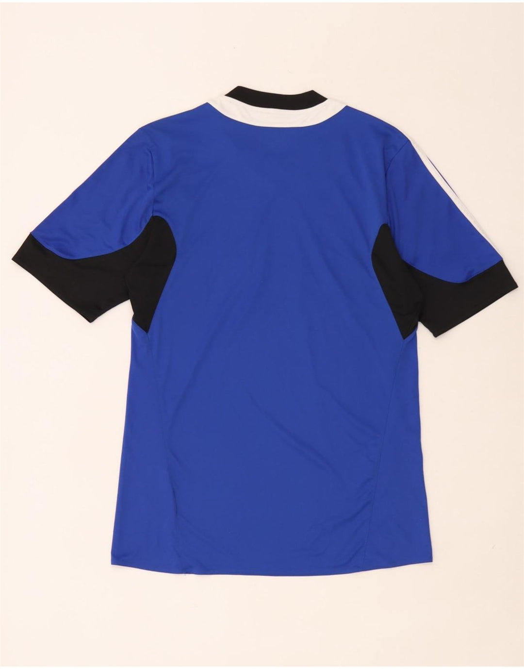 Adidas Mens Climacool T-Shirt Top UK 40/42 Medium Blue Colourblock
