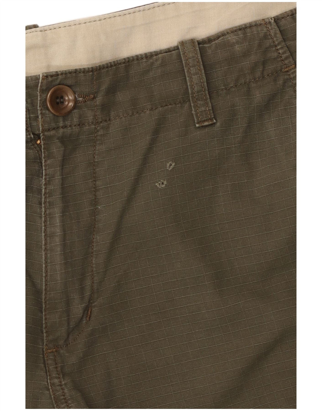 Carhartt Mens Cargo Shorts W32 Medium Khaki Cotton