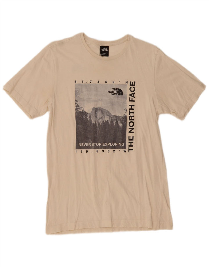 The North Face Mens Graphic T-Shirt Top Small White