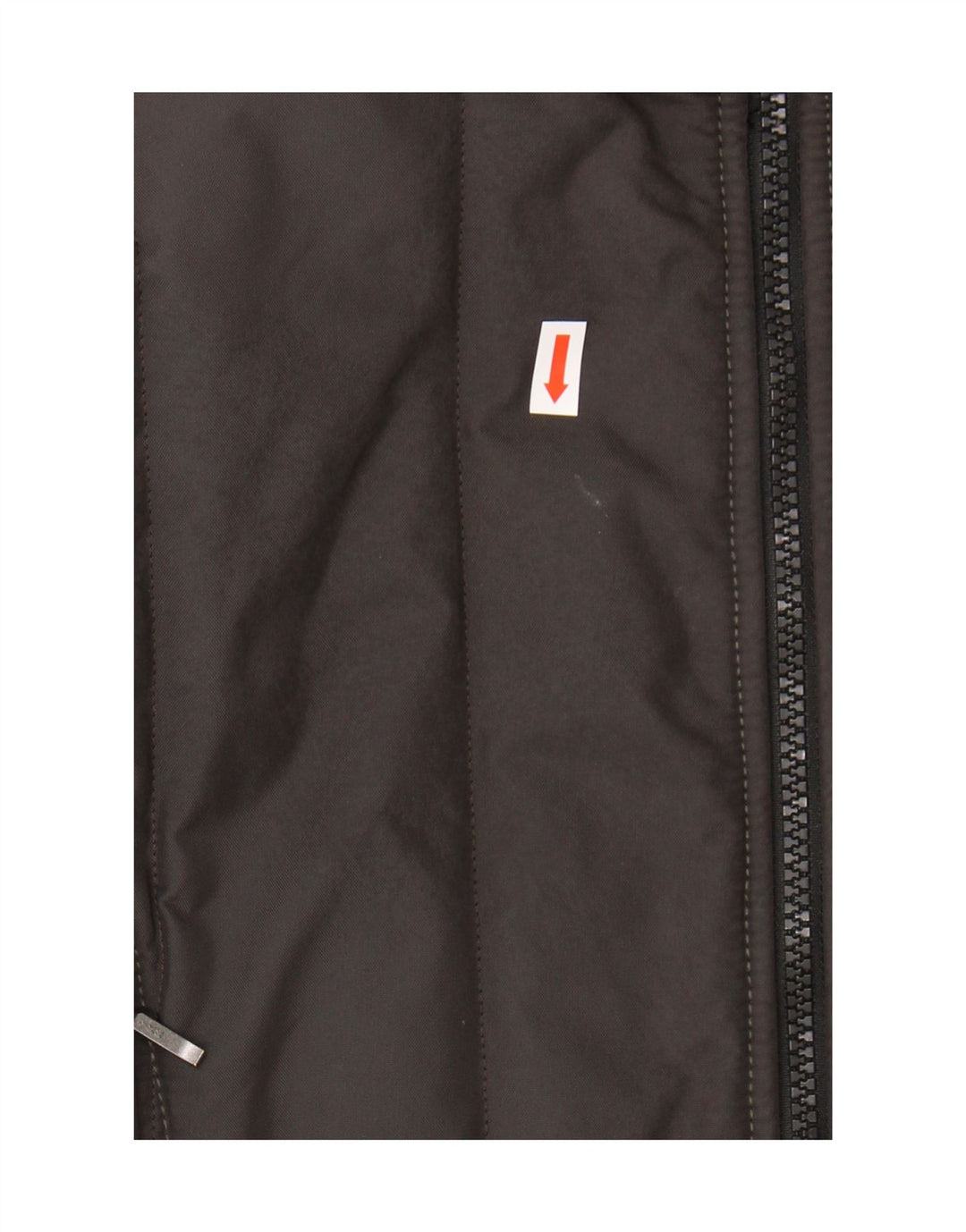 Refrigiwear Womens Hooded Padded Coat IT 46 Large Khaki Nylon