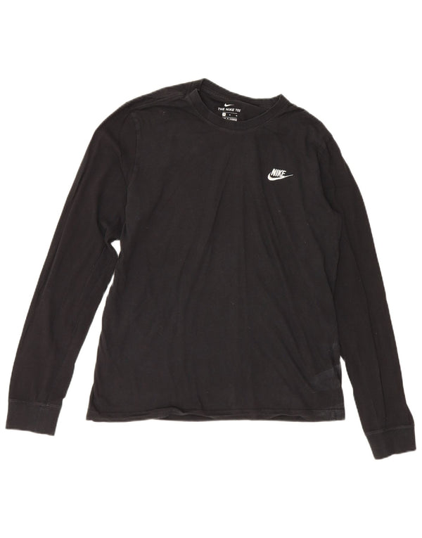 Nike Mens Top Long Sleeve Medium Black