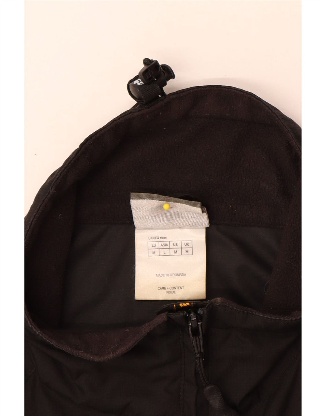 Jack Wolfskin Mens Windbreaker Jacket UK 38 Medium Black Polyester