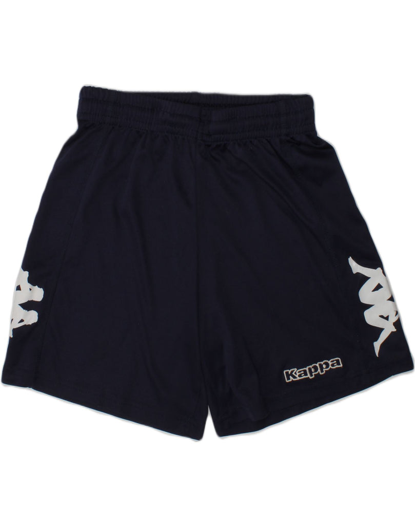 KAPPA Boys Graphic Sport Shorts 11-12 Years Navy Blue | Vintage Kappa | Thrift | Second-Hand Kappa | Used Clothing | Messina Hembry 