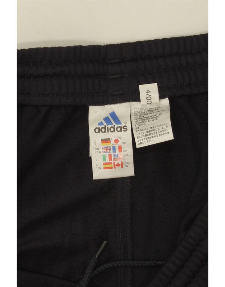 Adidas Mens Tracksuit Trousers UK 42/44 Large Black Polyester