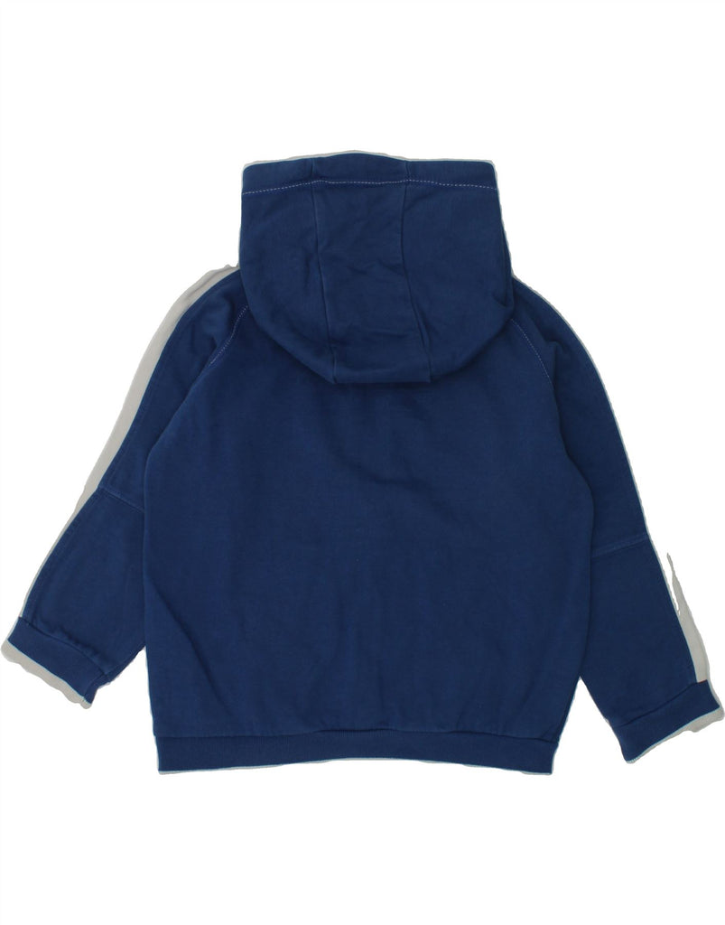 CHAMPION Boys Graphic Zip Hoodie Sweater 3-4 Years 2XS Navy Blue Cotton | Vintage Champion | Thrift | Second-Hand Champion | Used Clothing | Messina Hembry 