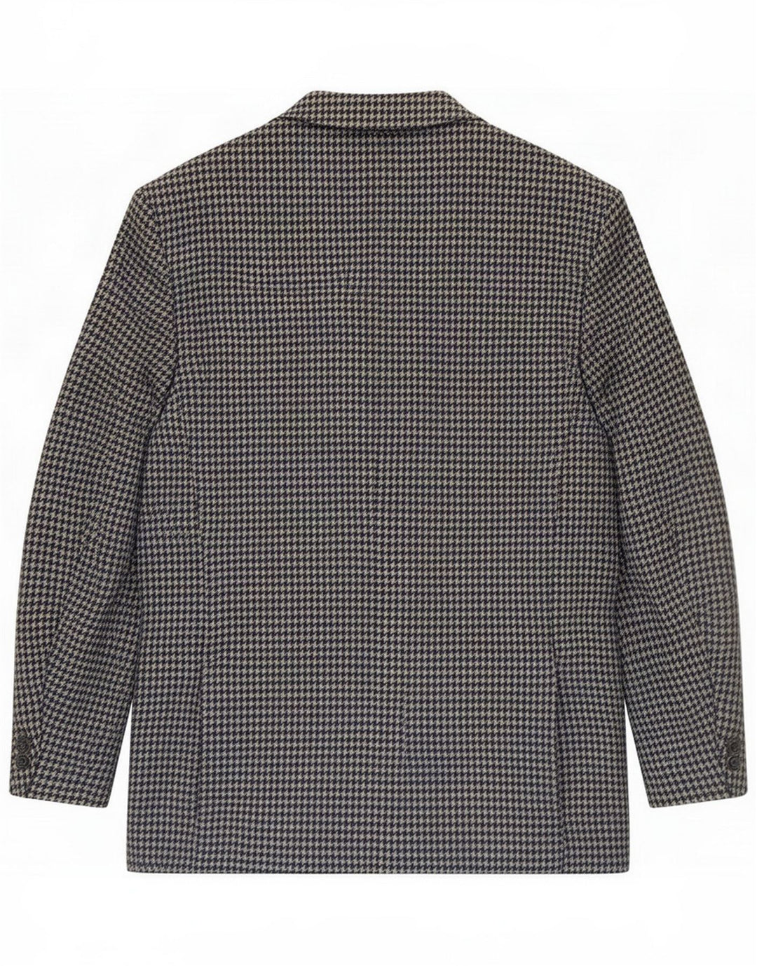 Exclusive Mens 2 Button Blazer Jacket UK 40 Large Grey Houndstooth New Wool