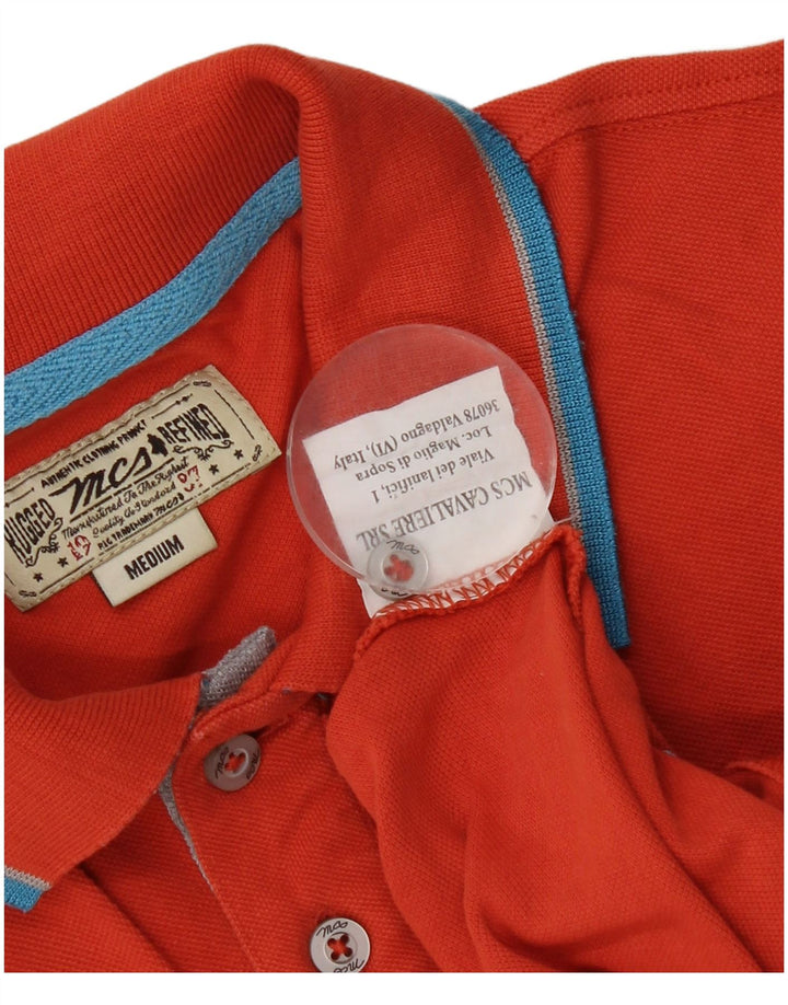 Marlboro Classics Mens Polo Shirt Medium Orange