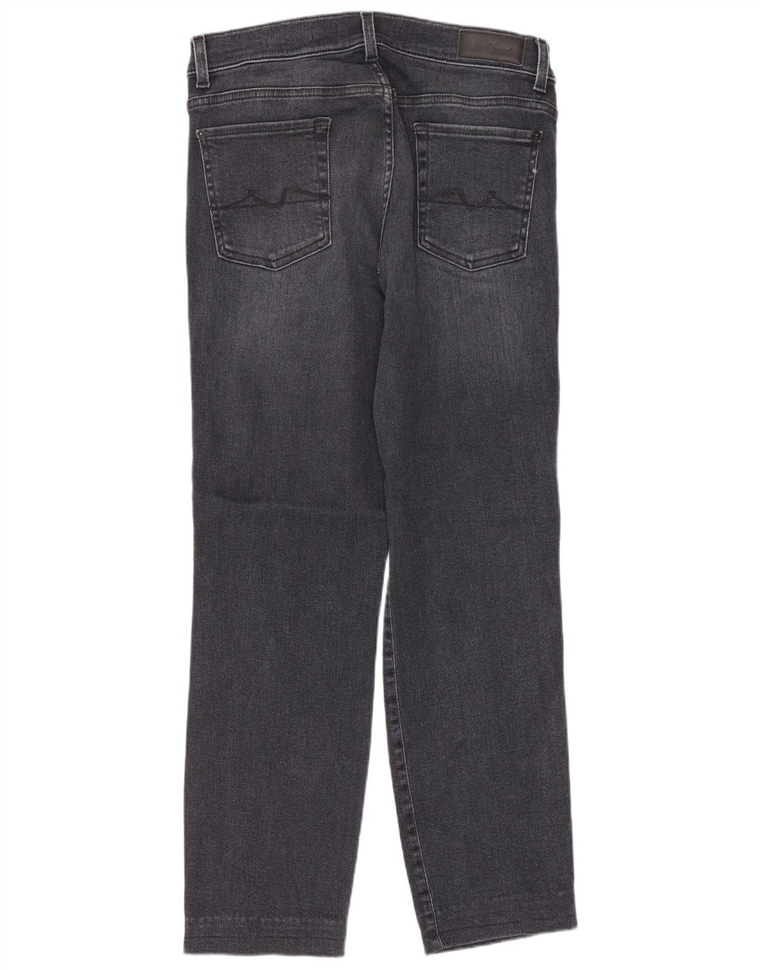 7 For All Mankind Womens Straight Jeans W30 L27 Navy Blue