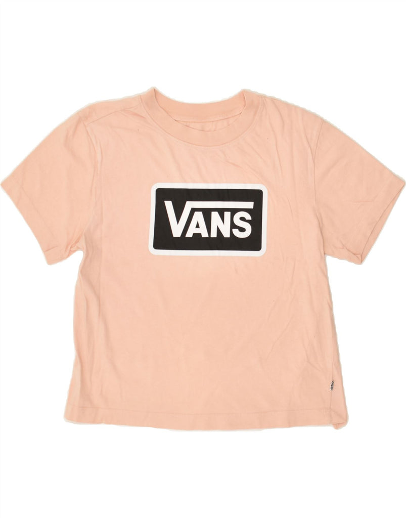 VANS Womens Graphic T-Shirt Top UK 14 Large Pink | Vintage Vans | Thrift | Second-Hand Vans | Used Clothing | Messina Hembry 