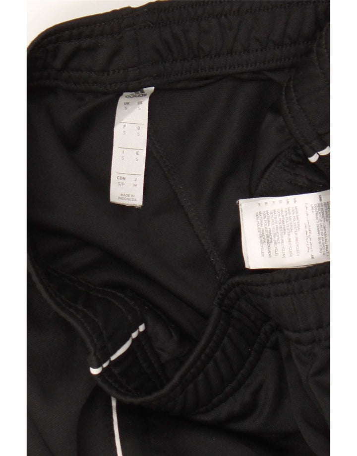 Adidas Mens Aeroready Tracksuit Trousers Small Black Polyester