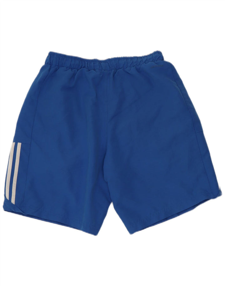 Adidas Mens Climalite Sport Shorts Medium Blue Polyester