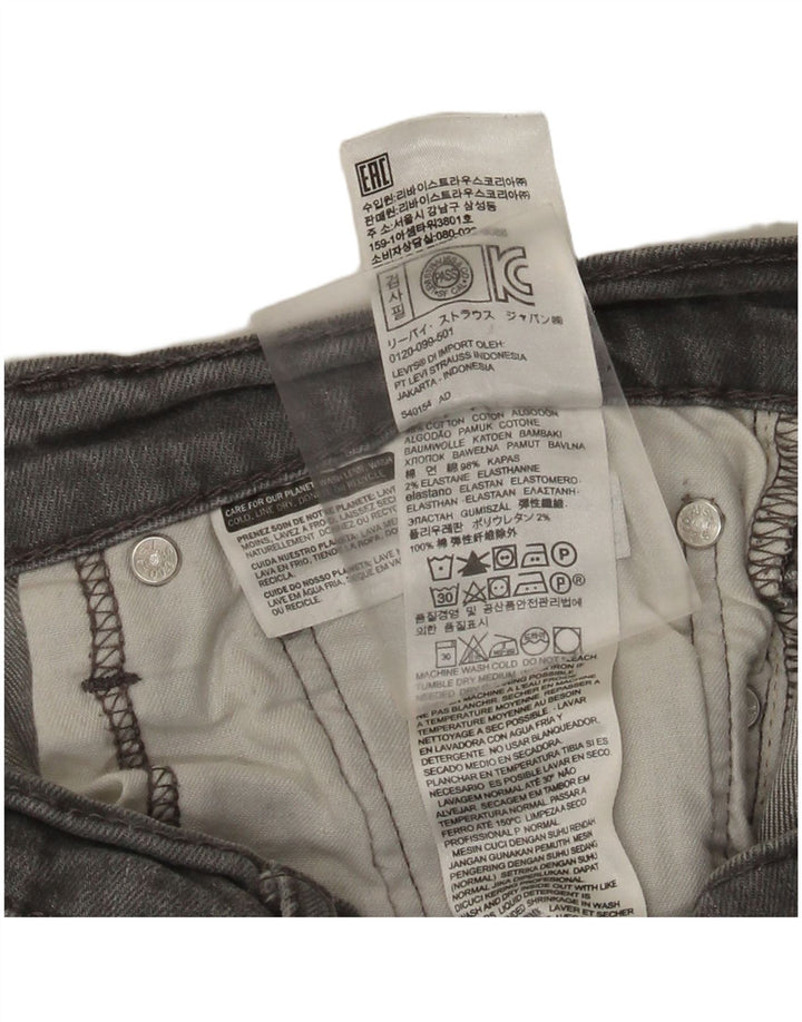 Levi's Mens 541 Tapered Jeans W33 L31 Grey Cotton