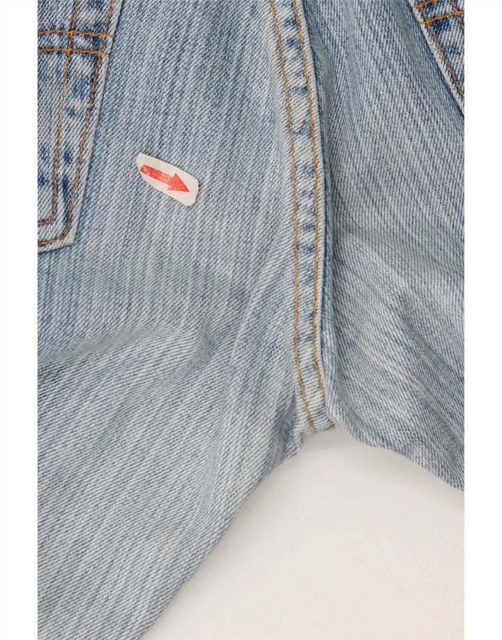 Levi's Womens 595 Straight Jeans W27 L32 Blue Cotton