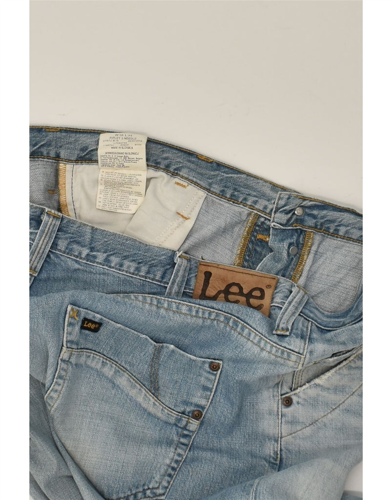 LEE Mens Straight Jeans W38 L30  Blue | Vintage Lee | Thrift | Second-Hand Lee | Used Clothing | Messina Hembry 