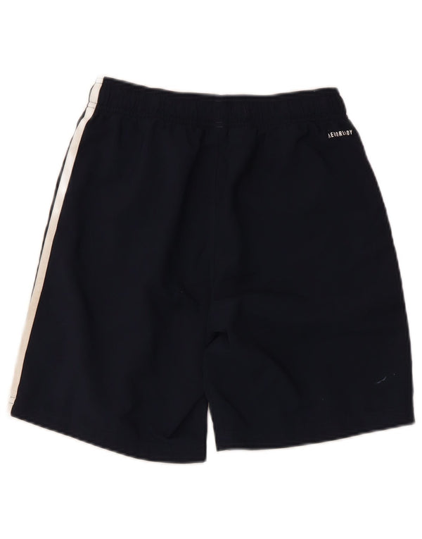 Adidas Boys Aeroready Sport Shorts 11-12 Years Navy Blue Polyester