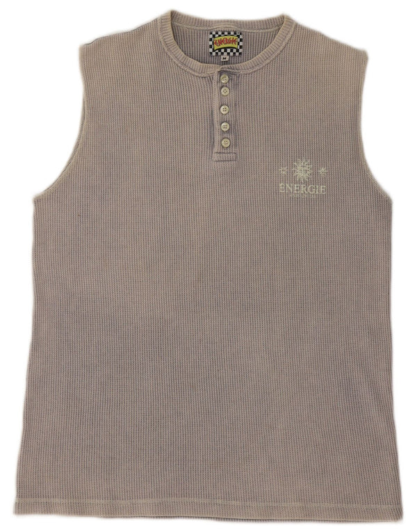Energie Mens Vest Top Medium Grey