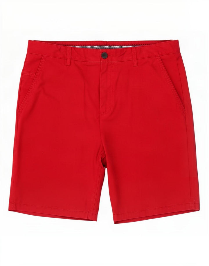 Crew Clothing Mens Chino Shorts W36 Large Red Cotton