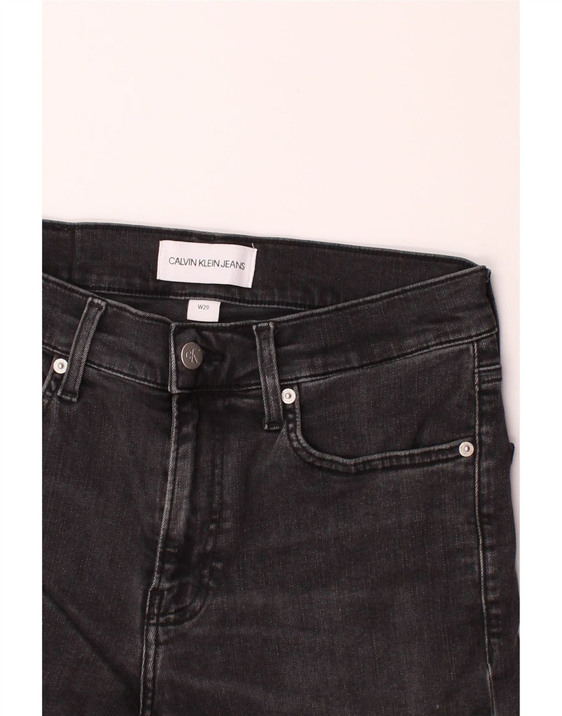 CALVIN KLEIN Womens Denim Shorts W29 Medium Black Cotton Vintage Calvin Klein and Second-Hand Calvin Klein from Messina Hembry 