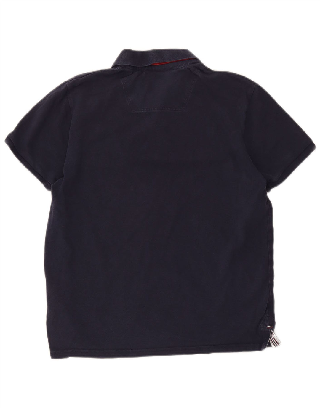 Joules Mens Slim Fit Polo Shirt Medium Navy Blue Cotton