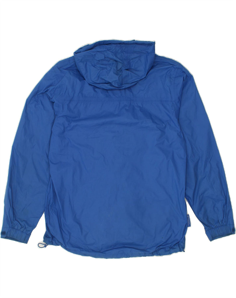 MOUNTAIN WAREHOUSE Mens Hooded Rain Jacket UK 38 Medium Blue Nylon | Vintage Mountain Warehouse | Thrift | Second-Hand Mountain Warehouse | Used Clothing | Messina Hembry 