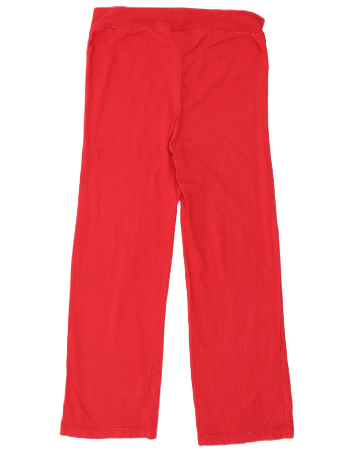 Champion Womens Tracksuit Trousers Large Red Cotton