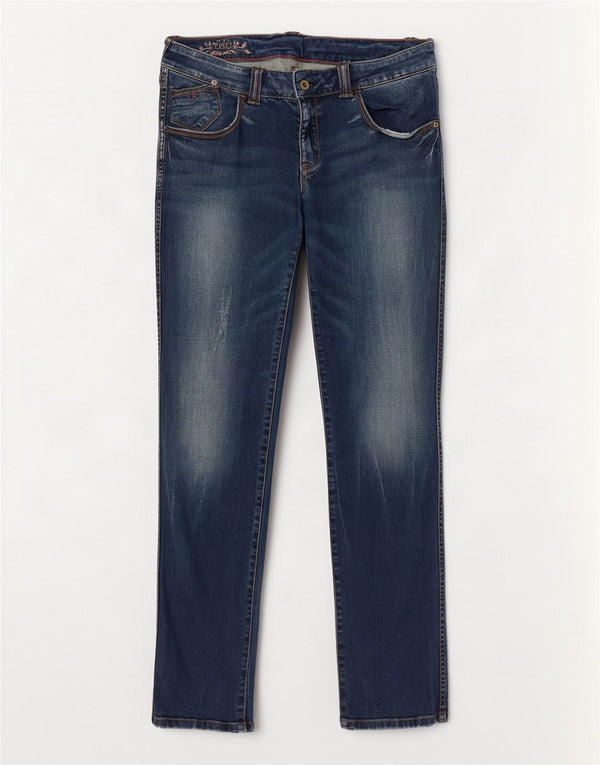 Tommy Hilfiger Womens Slim Jeans W32 L32 Navy Blue Cotton