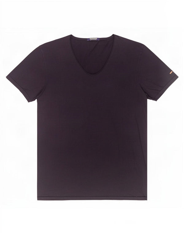 Scotch & Soda Womens T-Shirt Top UK 18 XL Navy Blue Cotton