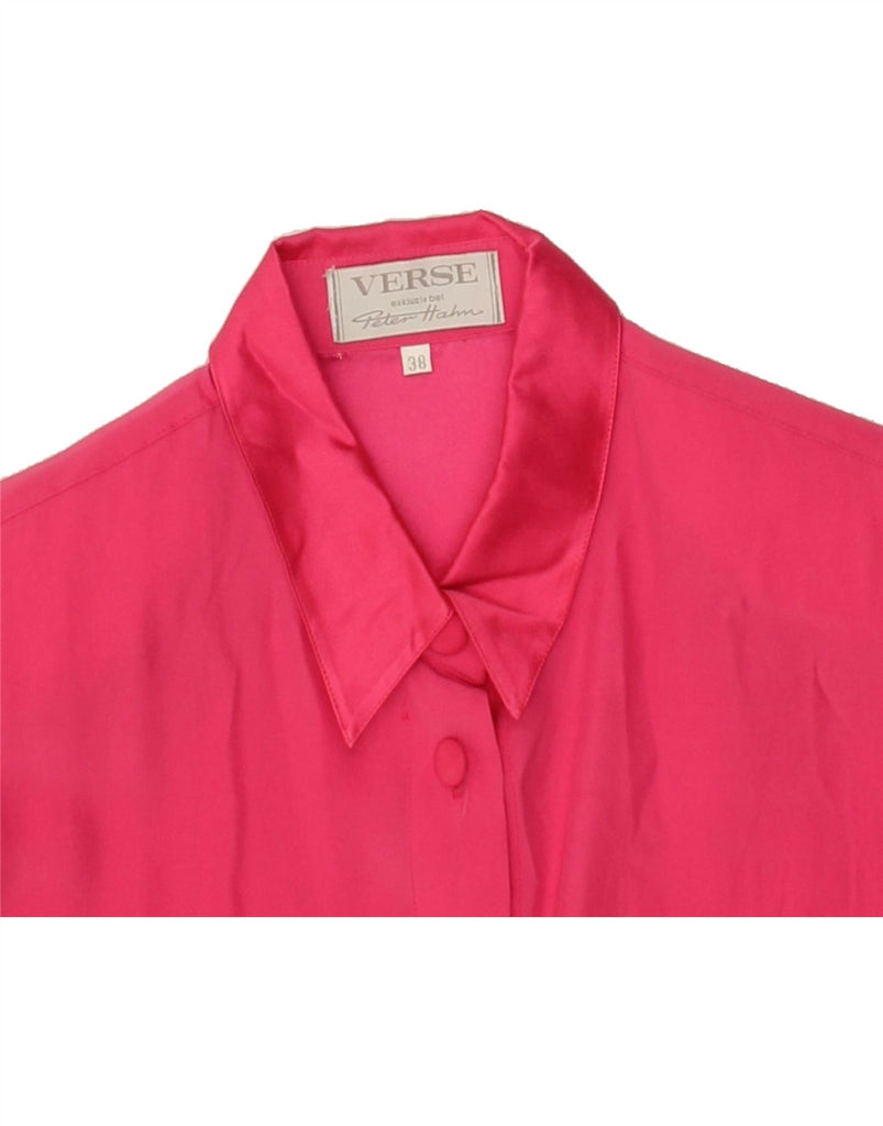 VERSE Womens Shirt EU 38 Medium Pink | Vintage Verse | Thrift | Second-Hand Verse | Used Clothing | Messina Hembry 