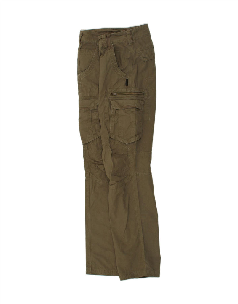VINTAGE Womens Straight Cargo Trousers W30 L32 Khaki | Vintage Vintage | Thrift | Second-Hand Vintage | Used Clothing | Messina Hembry 