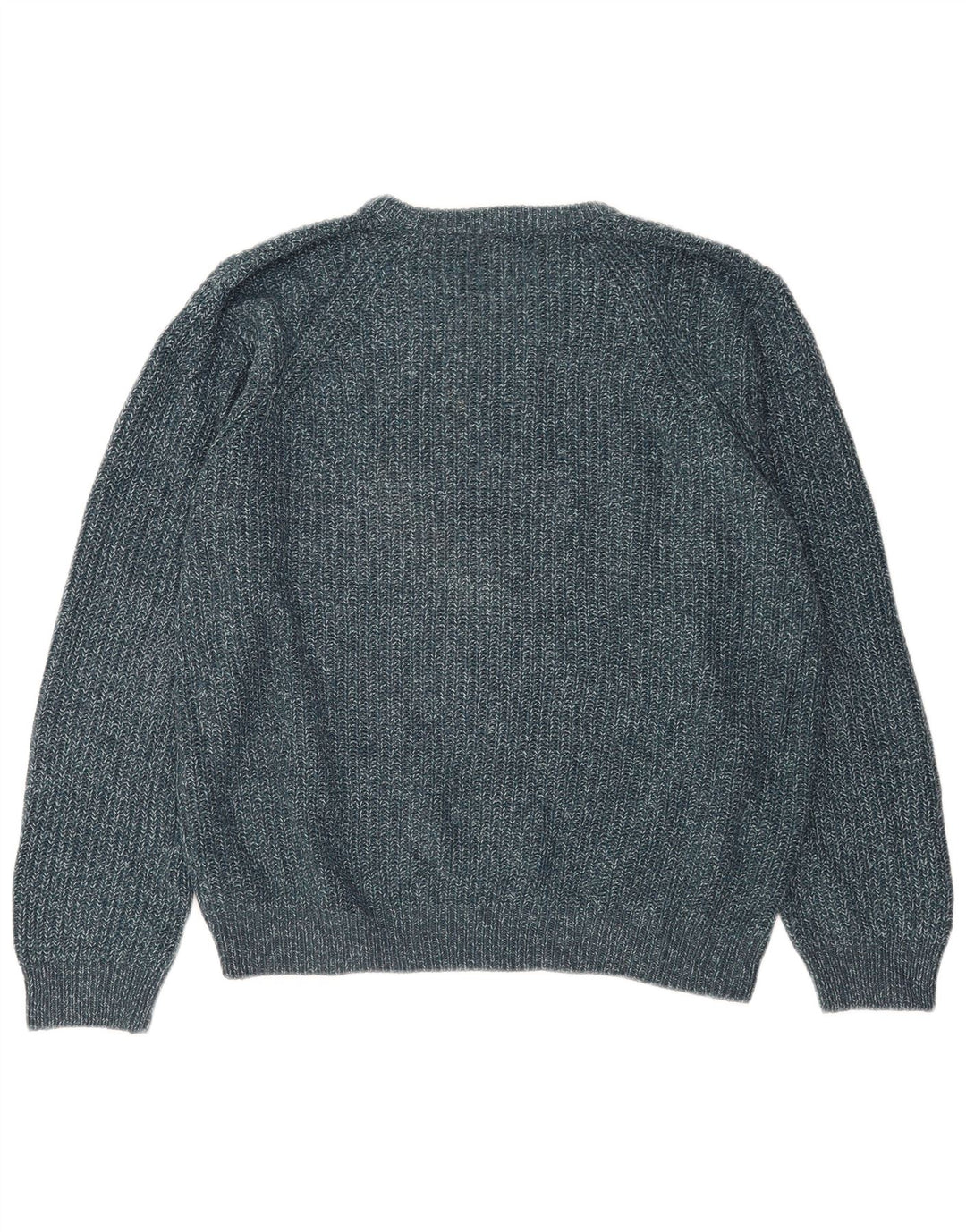 Marks & Spencer Mens Boat Neck Jumper Sweater XL Blue Acrylic