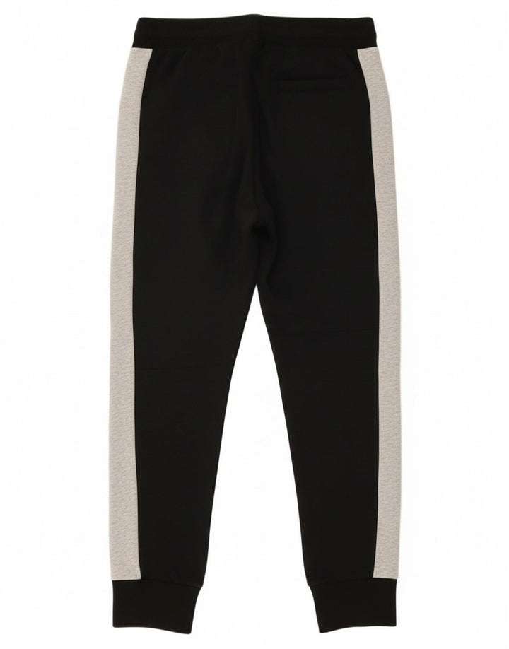 Puma Womens Tracksuit Trousers Joggers UK 10 Small Black Colourblock