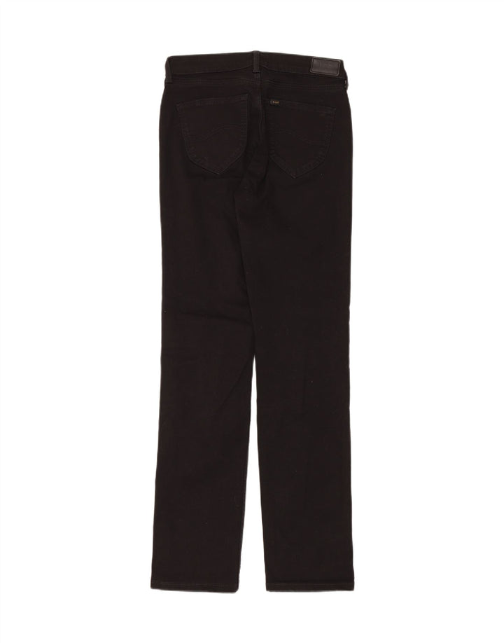 LEE Womens Marion Straight Jeans W29 L35 Black Cotton Vintage Lee and Second-Hand Lee from Messina Hembry 