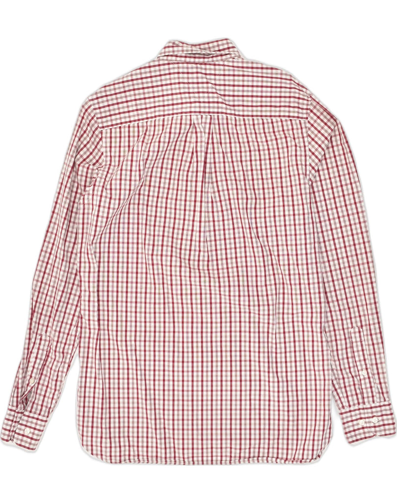 TOMMY HILFIGER Mens Custom Fit Shirt Small Red Check Cotton | Vintage Tommy Hilfiger | Thrift | Second-Hand Tommy Hilfiger | Used Clothing | Messina Hembry 