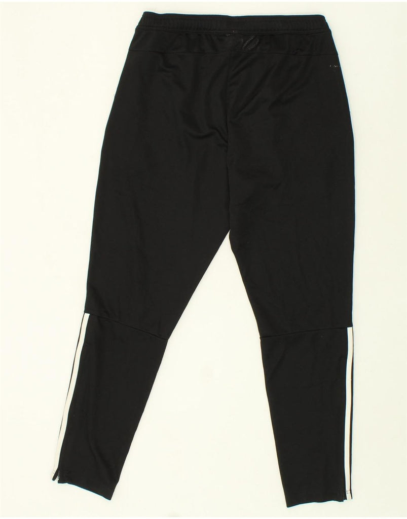 ADIDAS Womens Tracksuit Trousers UK 14 Large Black Polyester | Vintage Adidas | Thrift | Second-Hand Adidas | Used Clothing | Messina Hembry 